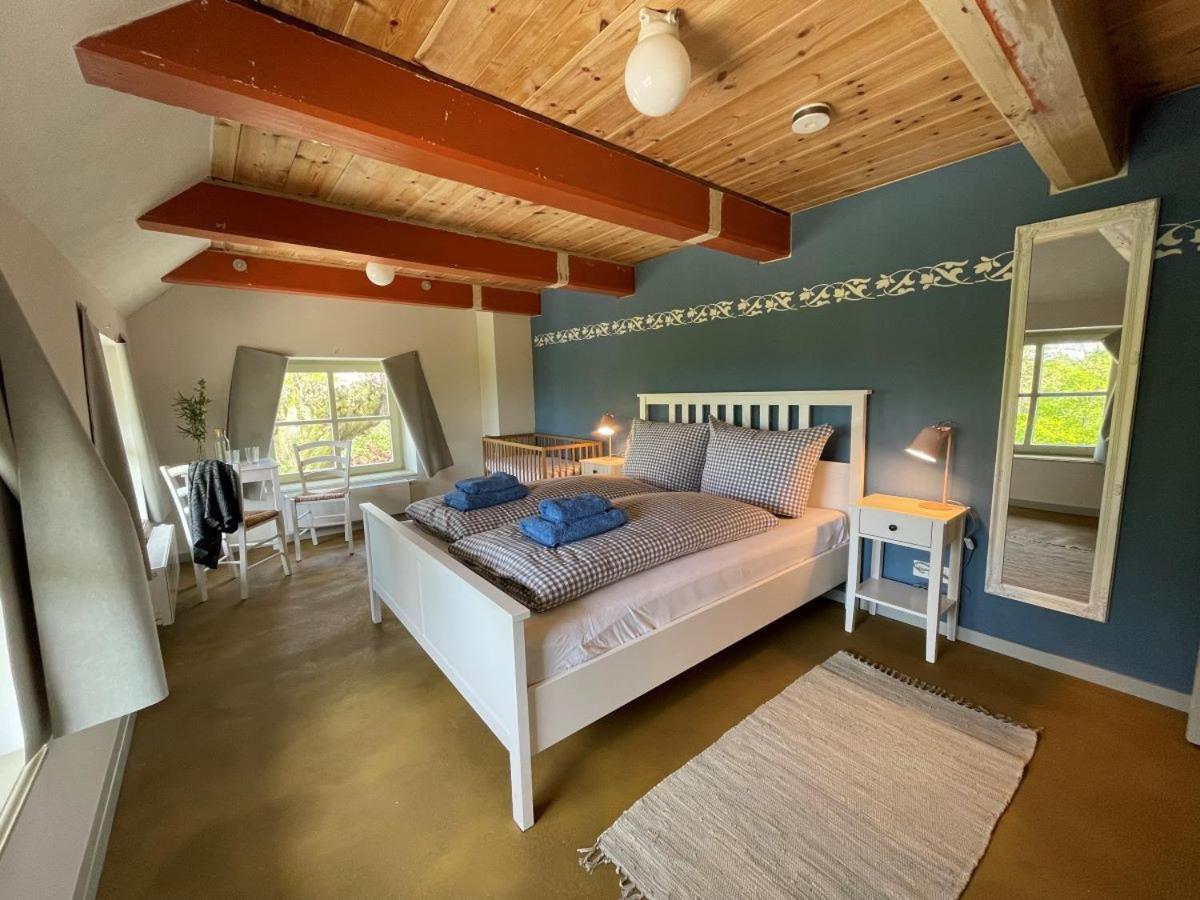 נורדן Mooi Stuv , Maisonettenwohnung , Gulfhof , Kachelofen מראה חיצוני תמונה